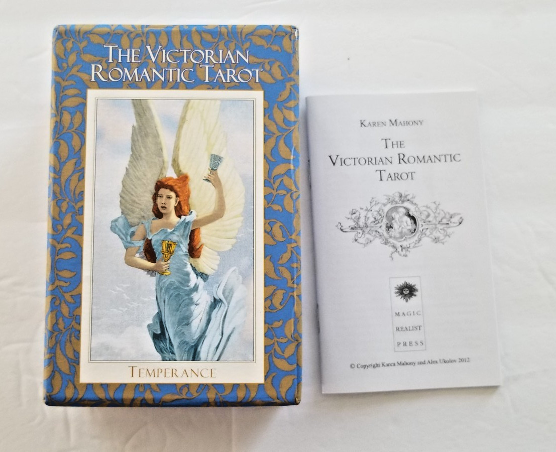 USED ONCE The Victorian Romantic Tarot 2nd Edition  Baba Studio  gold gilt edge