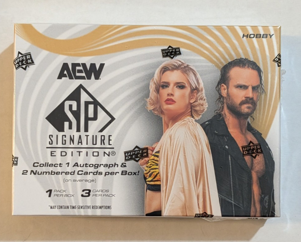 2025 Upper Deck AEW All Elite Wrestling SP Signature Edition Hobby Box SEALED
