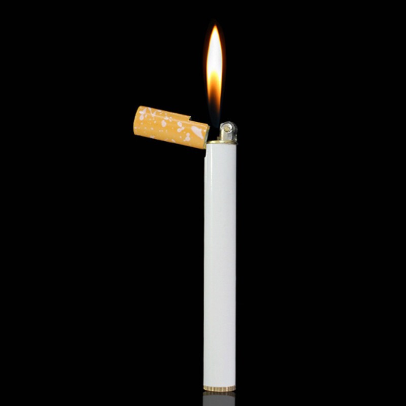Cigarette-Shaped Butane Gas Lighter Refillable