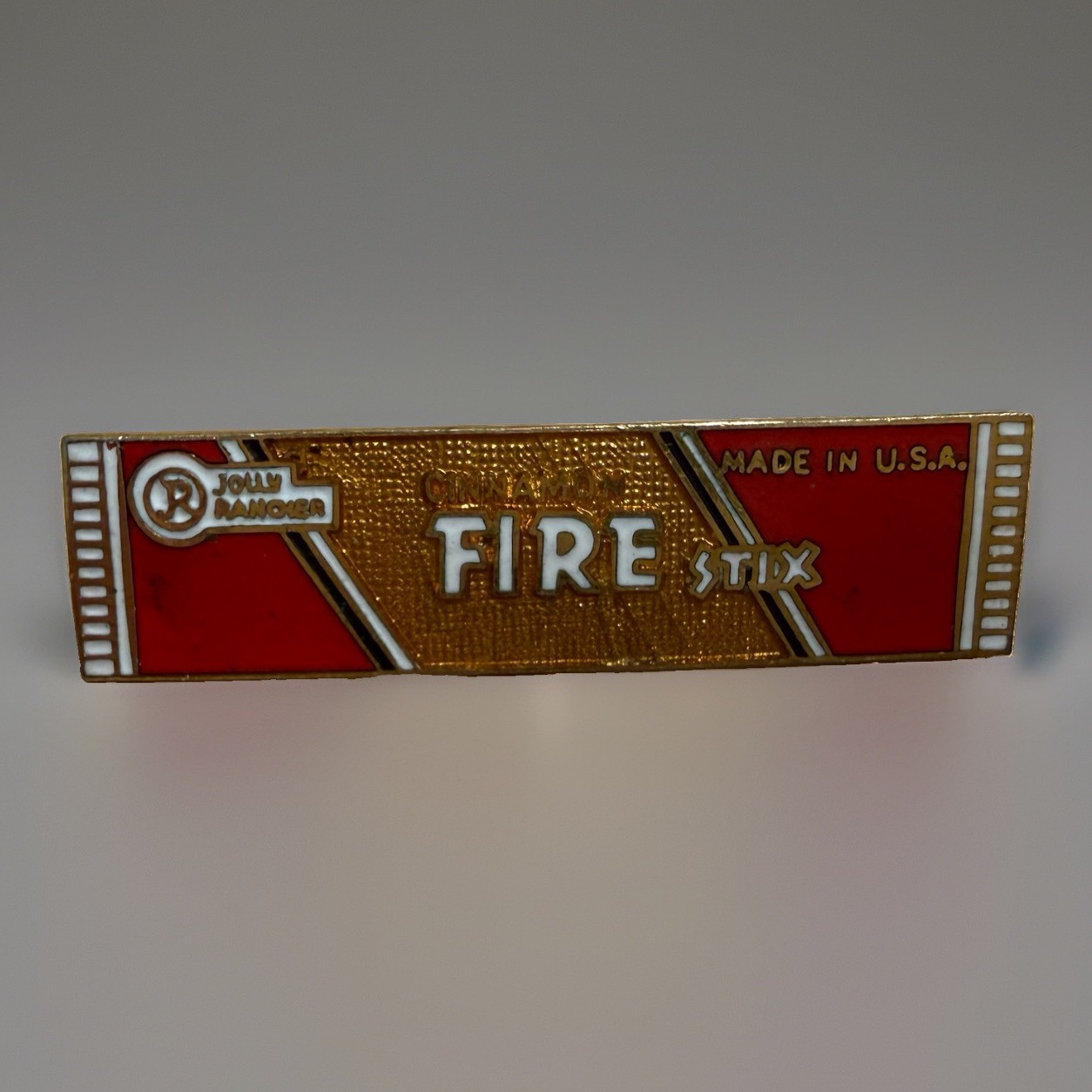 Vintage Jolly Rancher Cinnamon Fire Stix Candy Enamel Pin Collectible Vintage Jolly Rancher Cinnamon Fire Stix Candy Enamel Pin Collectible