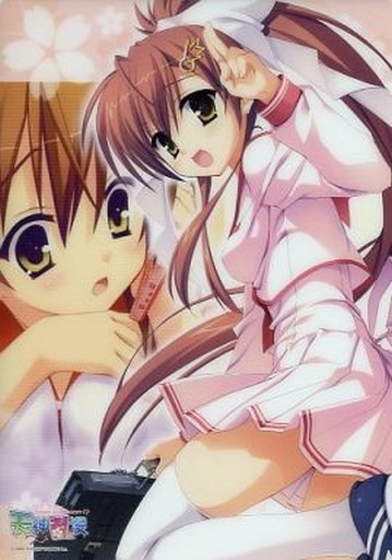 Tenjin Ranman Lucky or Unlucky Clear Desk Mat Aoi Yamabuki B5 Japan Import