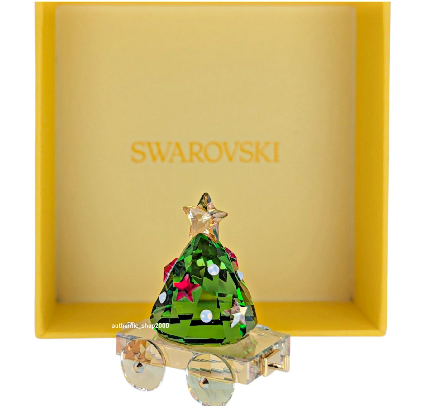 5732577 New 100% Authentic SWAROVSKI Christmas Tree Train Wagon AE Limited 2026