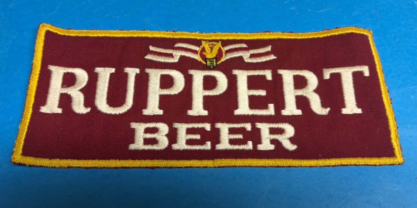 RARE Vintage Jacob Ruppert Beer Delivery Driver Jacket Patch New York Eagle