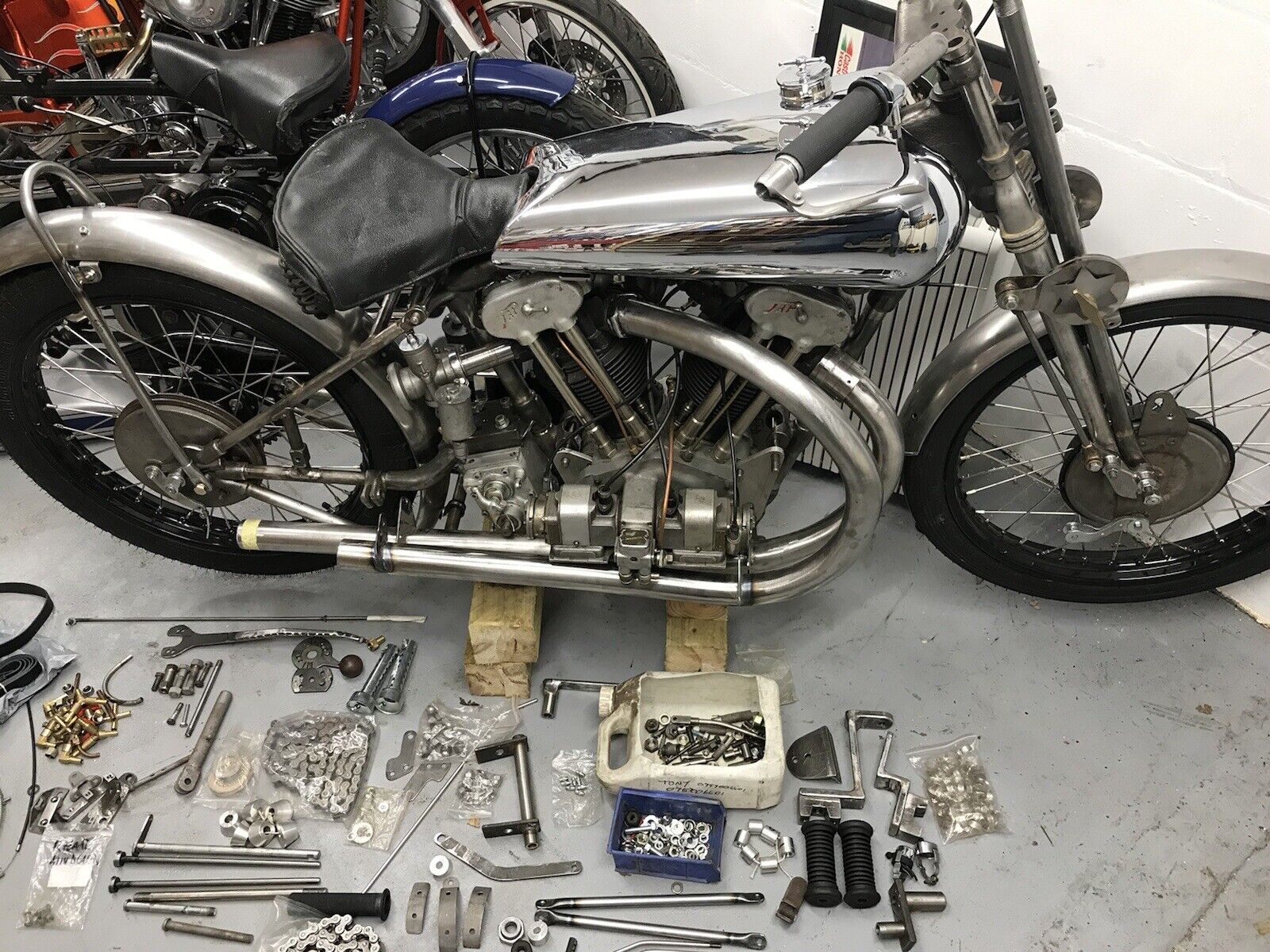 Brough Superior Pendine Special 1000 JTOS Engine Rebuilt Vintage Motorcycle JAP