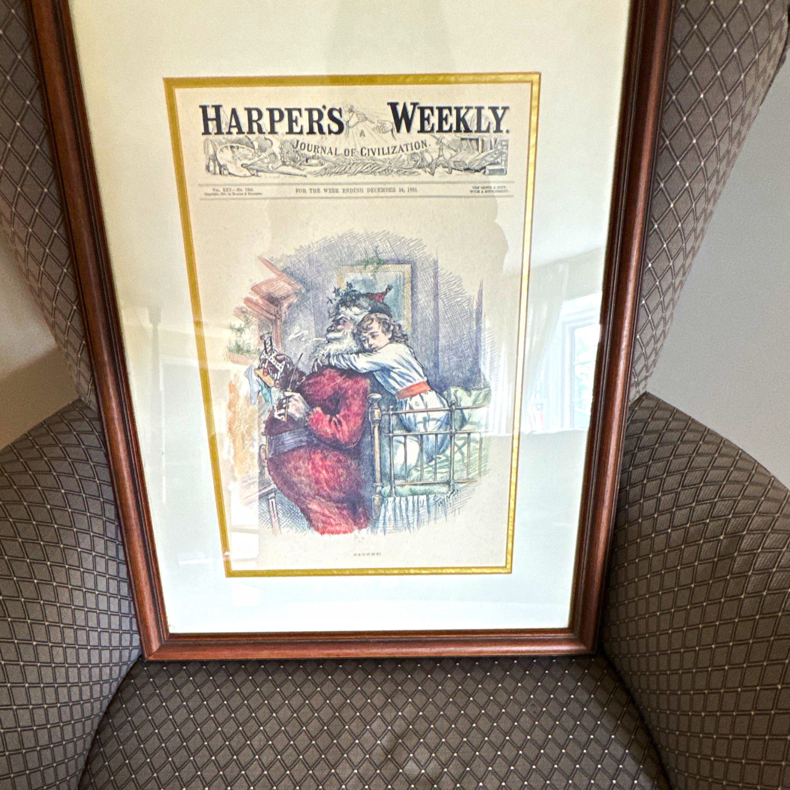 Rare Vintage original Harper’s Weekly famed artist Thomas Nast: 
