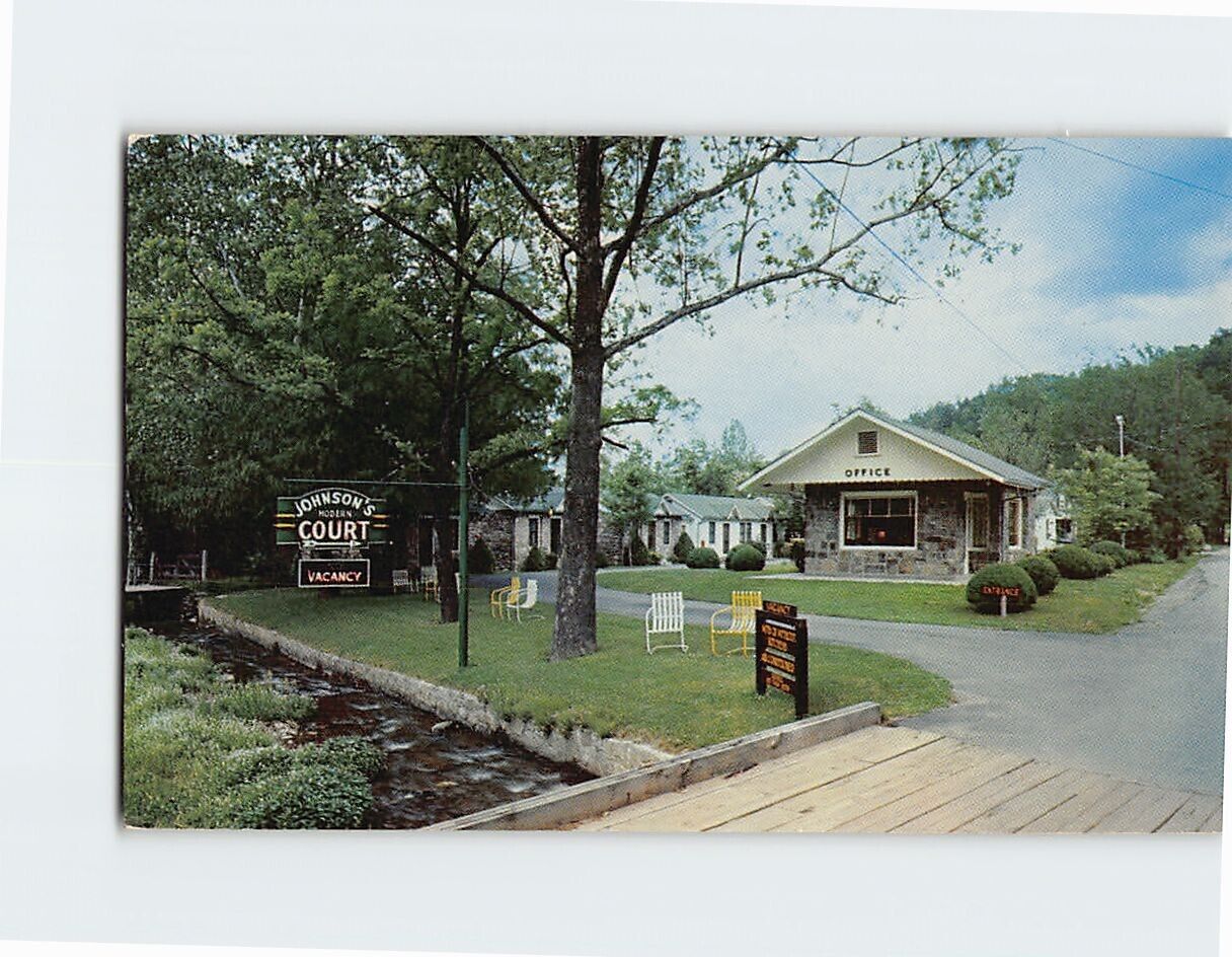 Postcard Johnson's Court Gatlinburg Tennessee USA