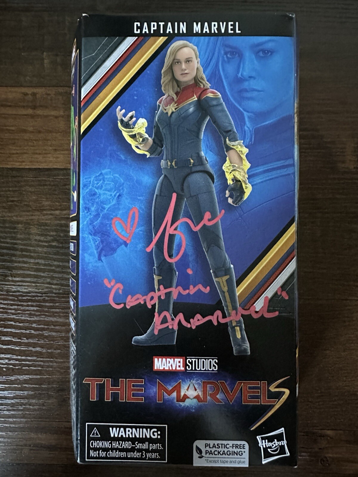 Marvel Legends Ms. Marvel Action Figure - Signed by Brie Larson