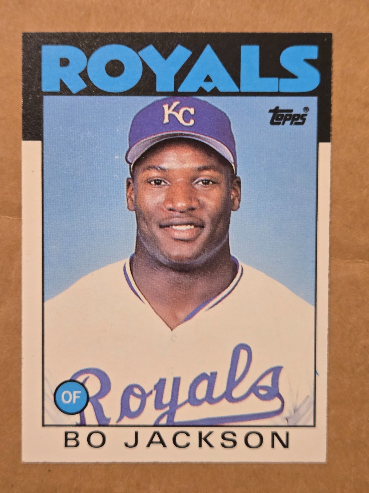 1986 TOPPS TRADED BO JACKSON ROOKIE CARD # 50T