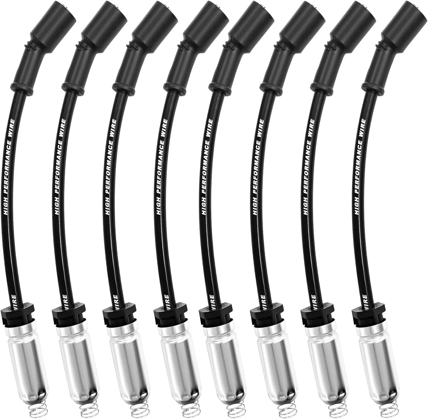 8PCS Spark Plug Ignition Wire Set for Chevy GMC 4.8 5.3 6.0 6.2 V8