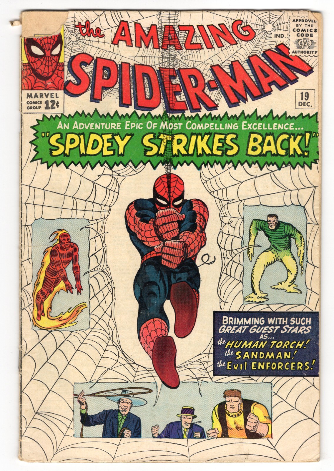 Amazing Spider-Man 19 1964 Marvel Comics G/VG 3.0 1st App Mac Gargan Sandman