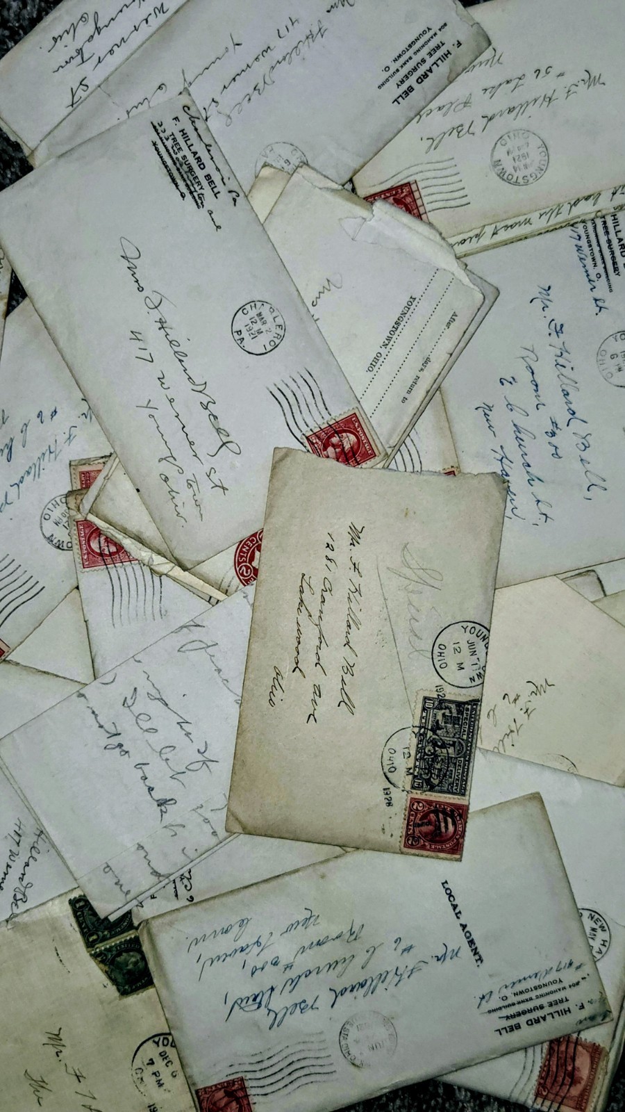30 Antique Handwritten Love Letters Long Distance Marriage Early 1920s Ohio