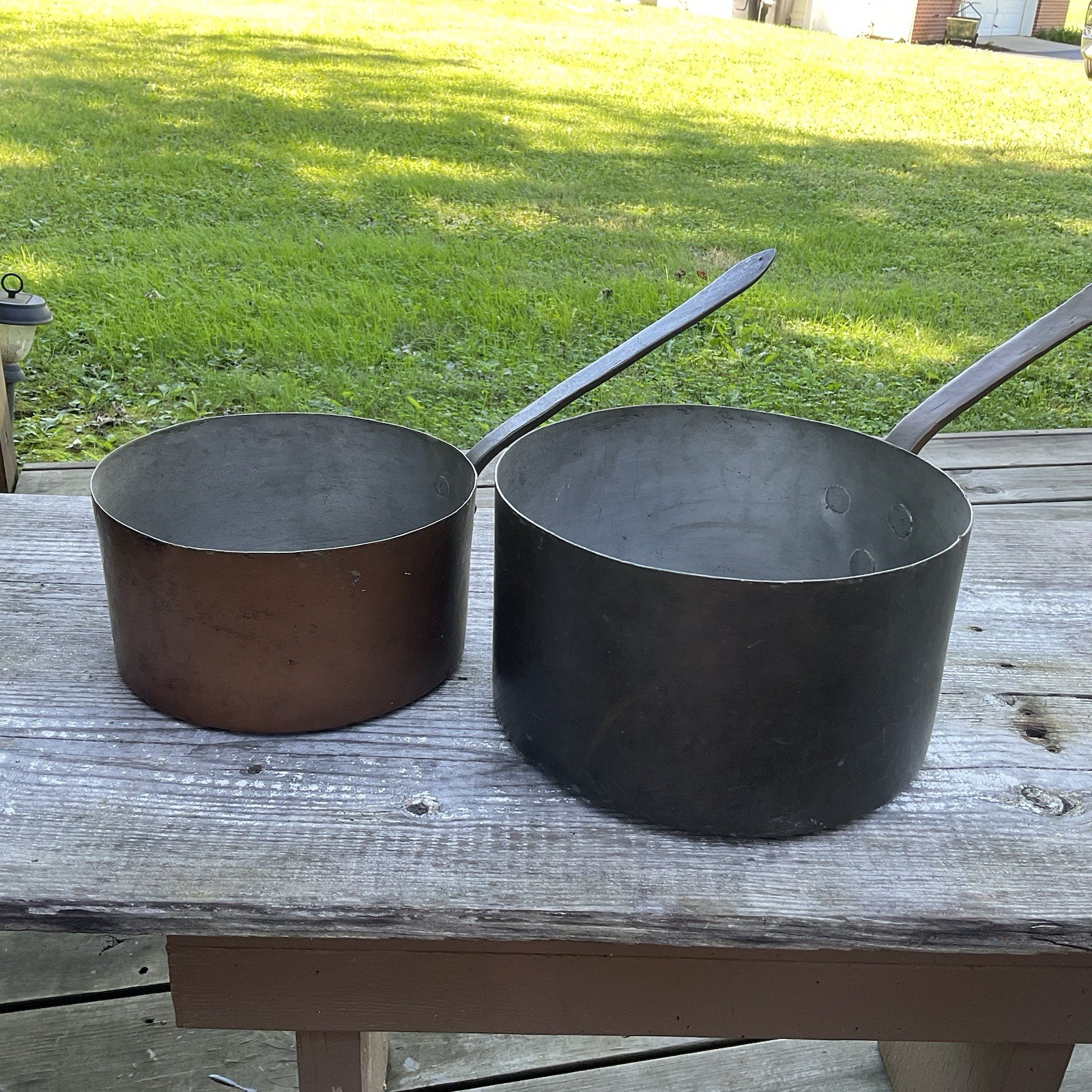 Set Of 2 Copper Pot 8\