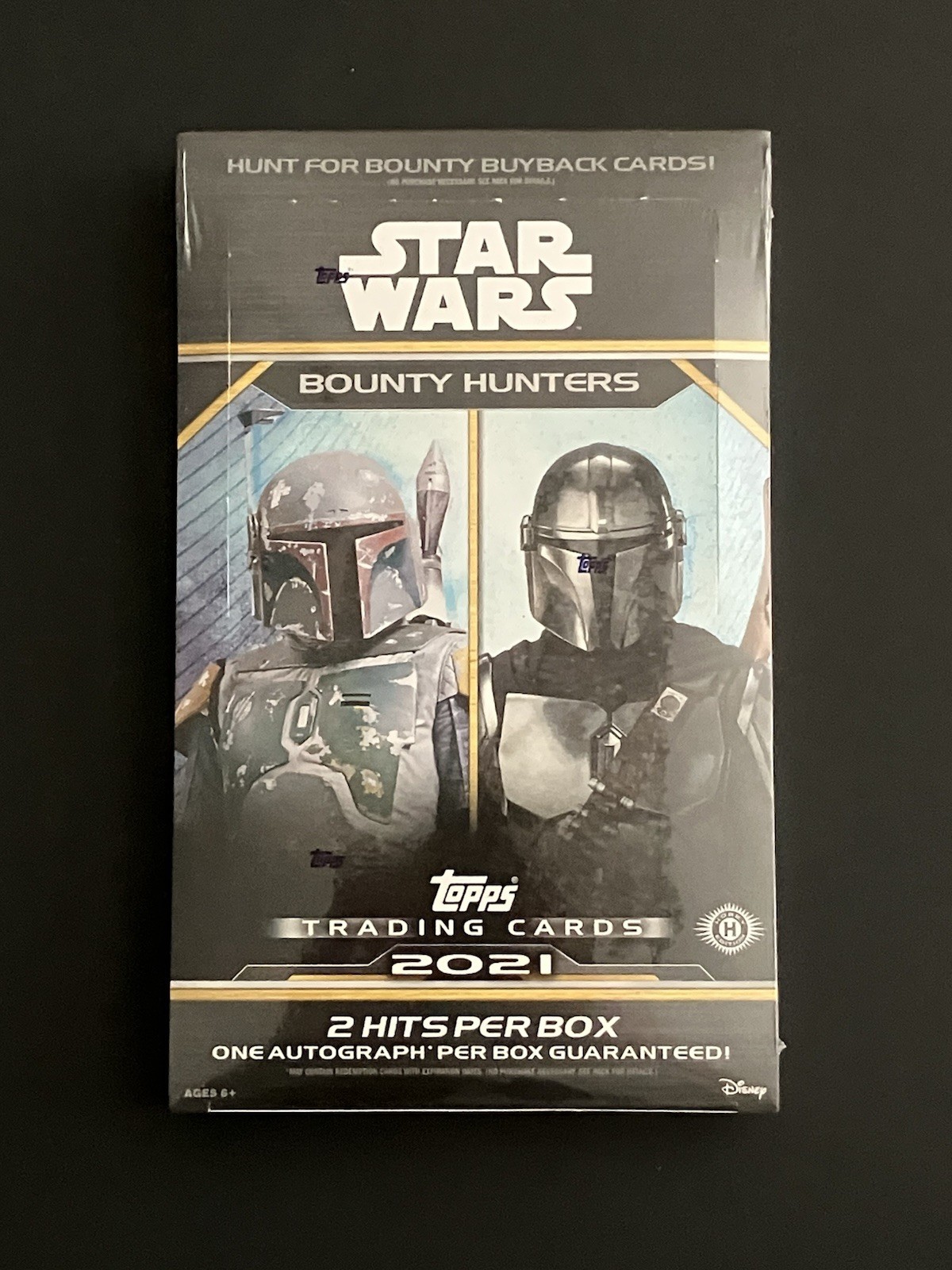 2021 Topps Star Wars Bounty Hunters Hobby Box - Guaranteed Auto
