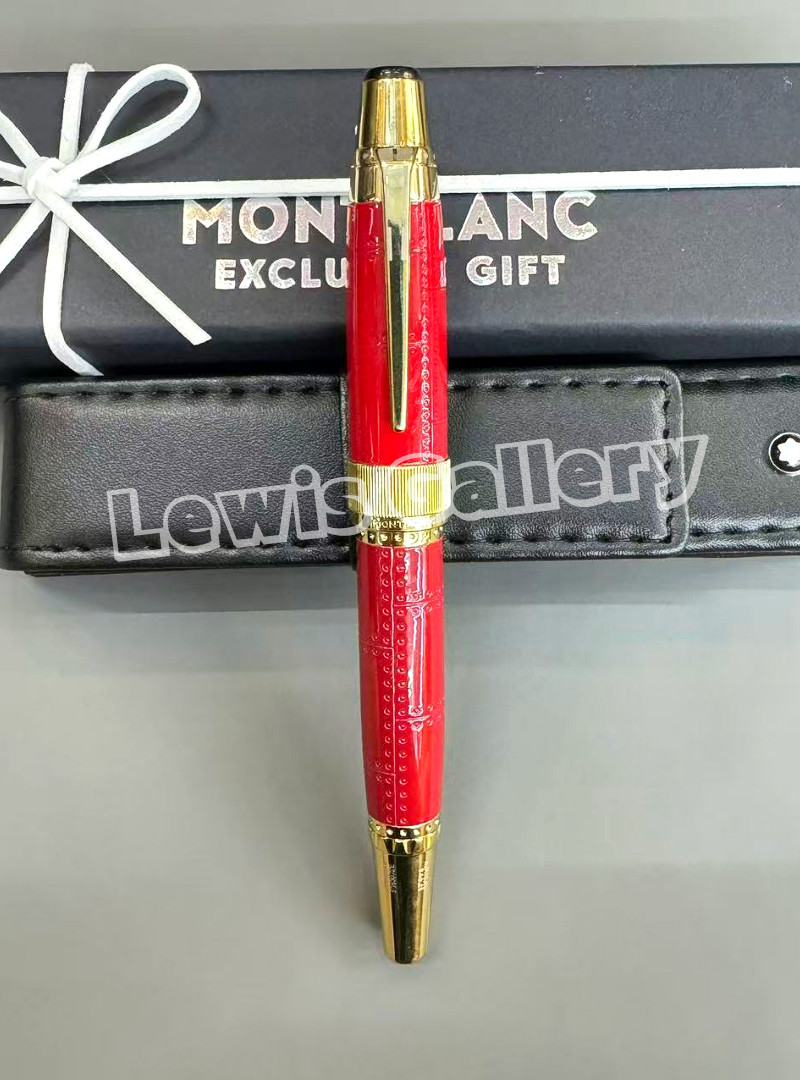 MONTBLANC Antoine de Saint-Exupery Writers Edition Red Gold Fountain Pen