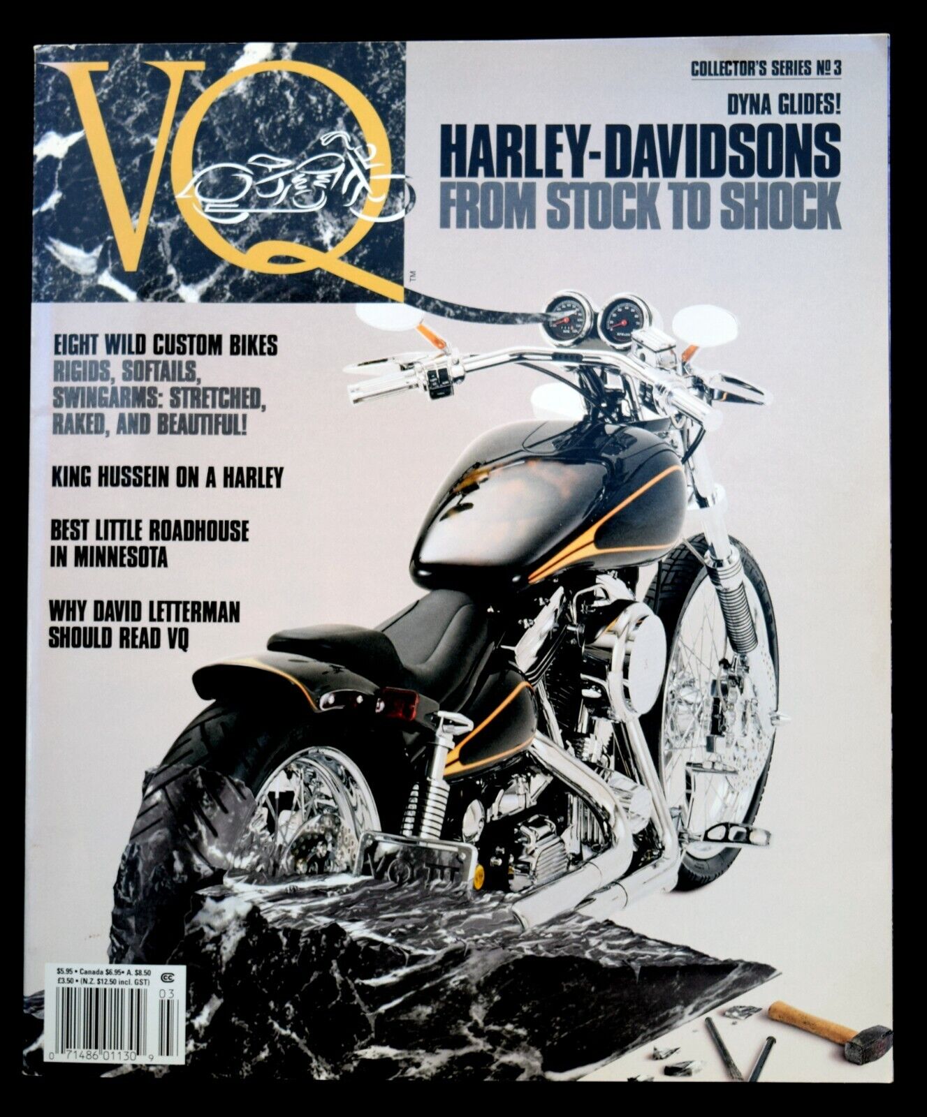 VQ MAGAZINE - FALL 94 - KING HUSSEIN ON A HARLEY