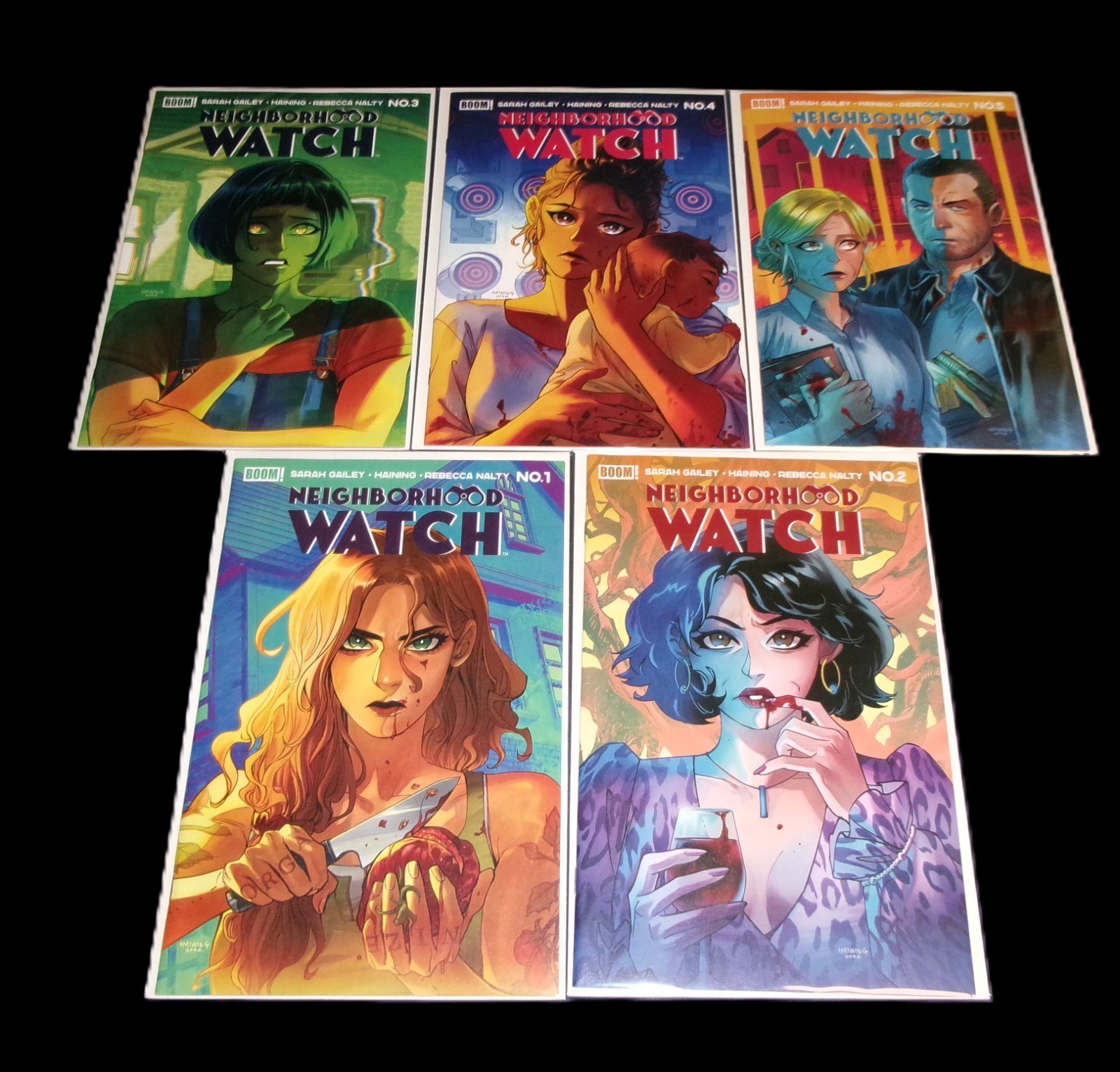 NEIGHBORHOOD WATCH #1 2 3 4 5 SET BOOM COMICS 2026 NM