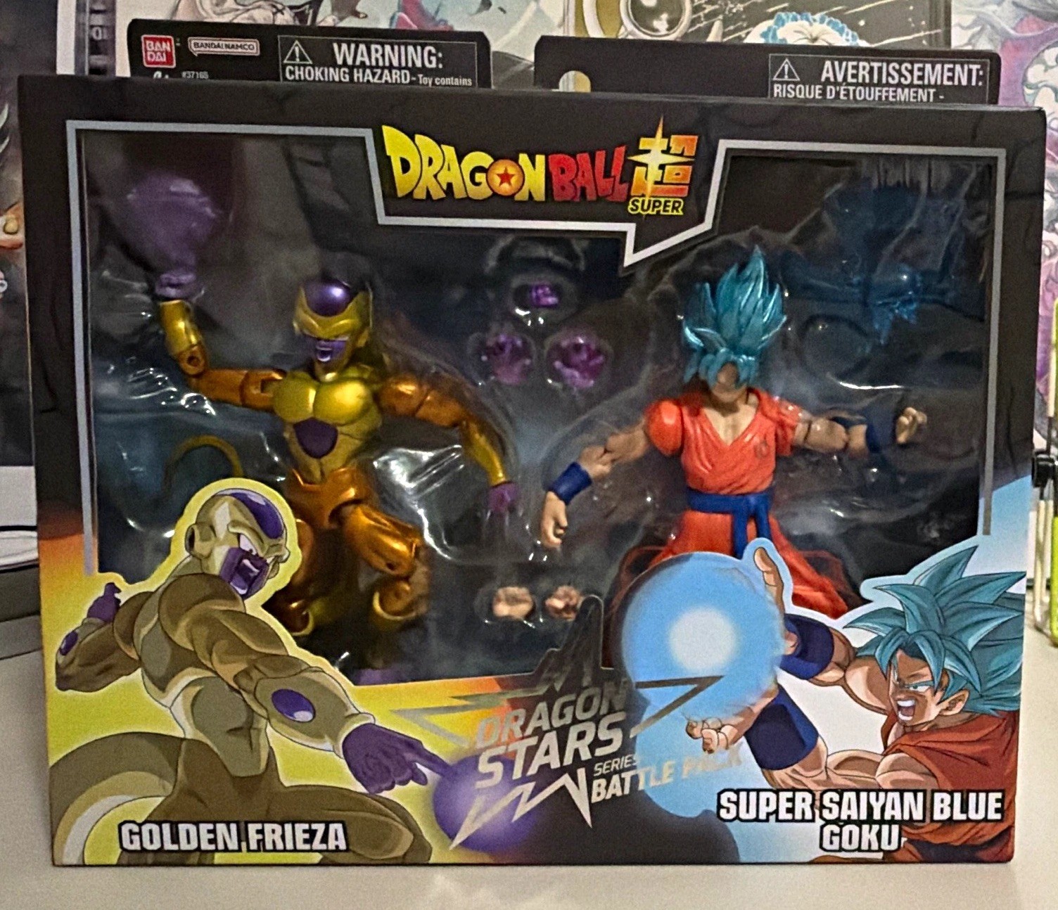 Bandai Dragon Ball Super Dragon Stars Battle Pack Golden Frieza vs SSB Goku