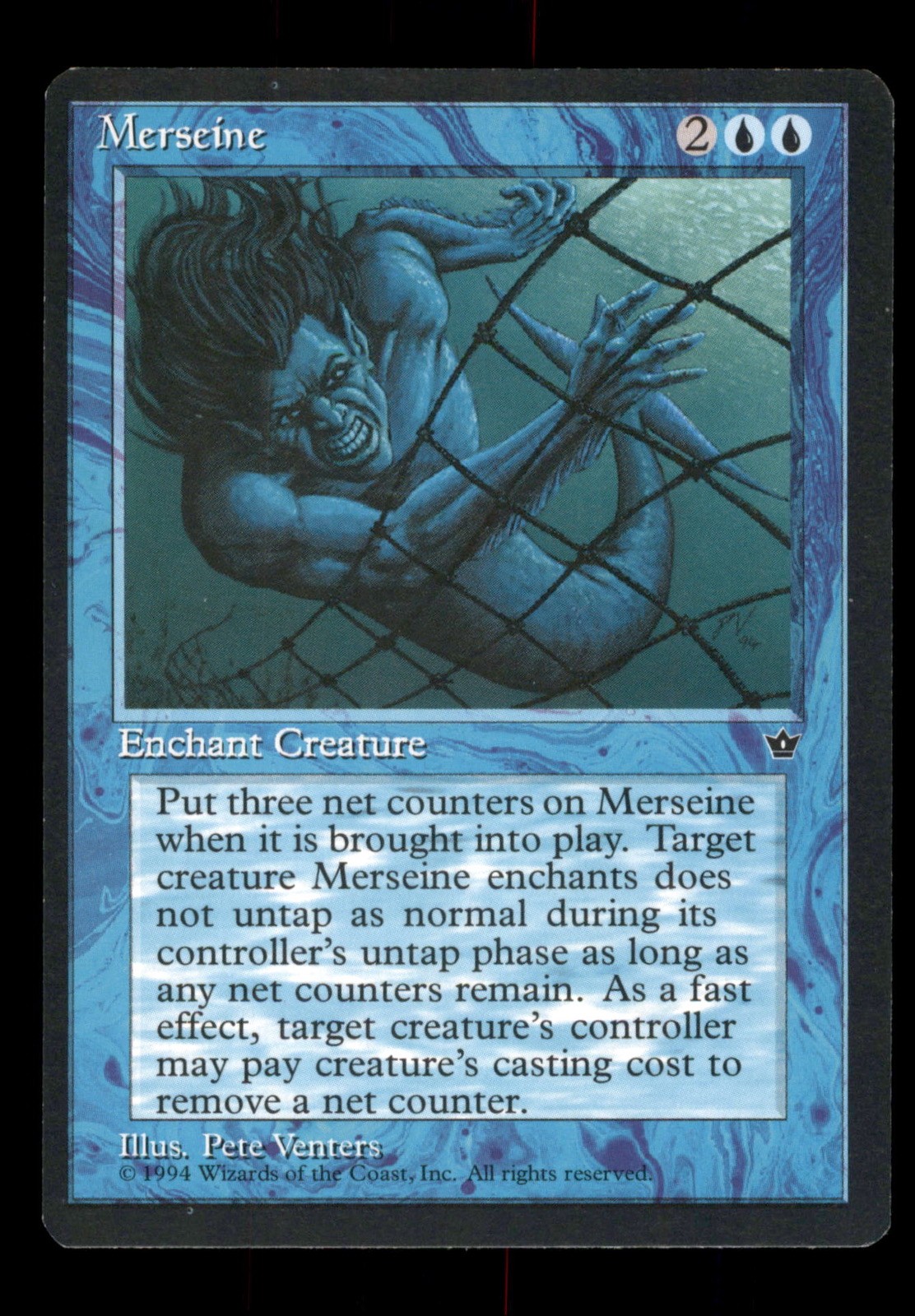 Merseine Vintage Magic The Gathering MTG Fallen Empires TCG CCG
