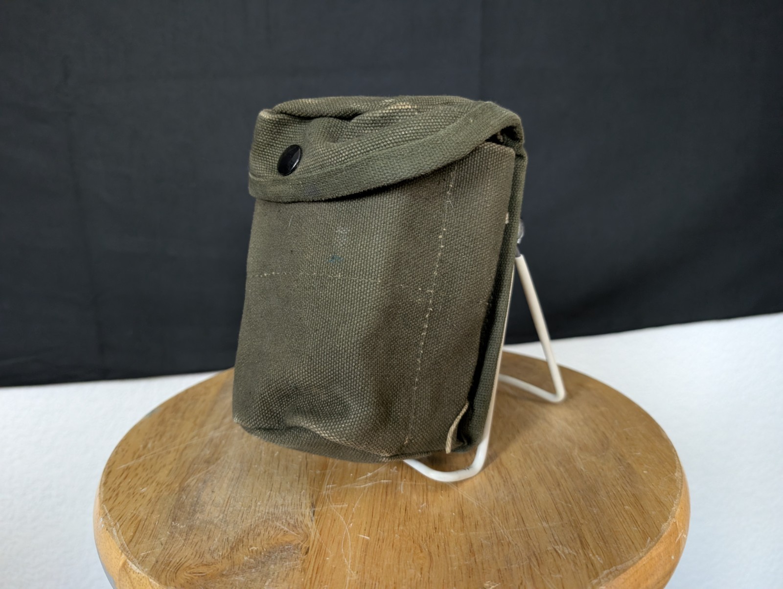 Vintage US Military AN/PAS-6 Infrared Metascope Pouch Case M1910 Hooks Web Gear