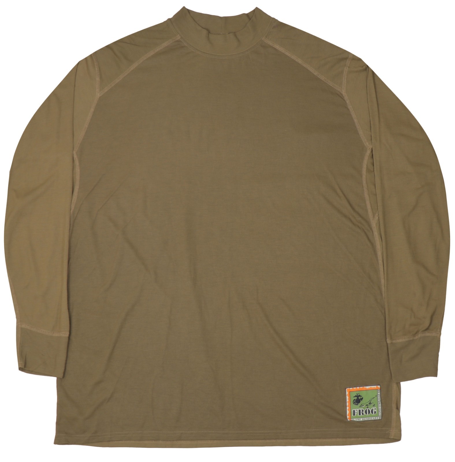 NEW XXLarge - USMC Coyote Brown FROG Silkweight Marine Corp Shirt Long Sleeve