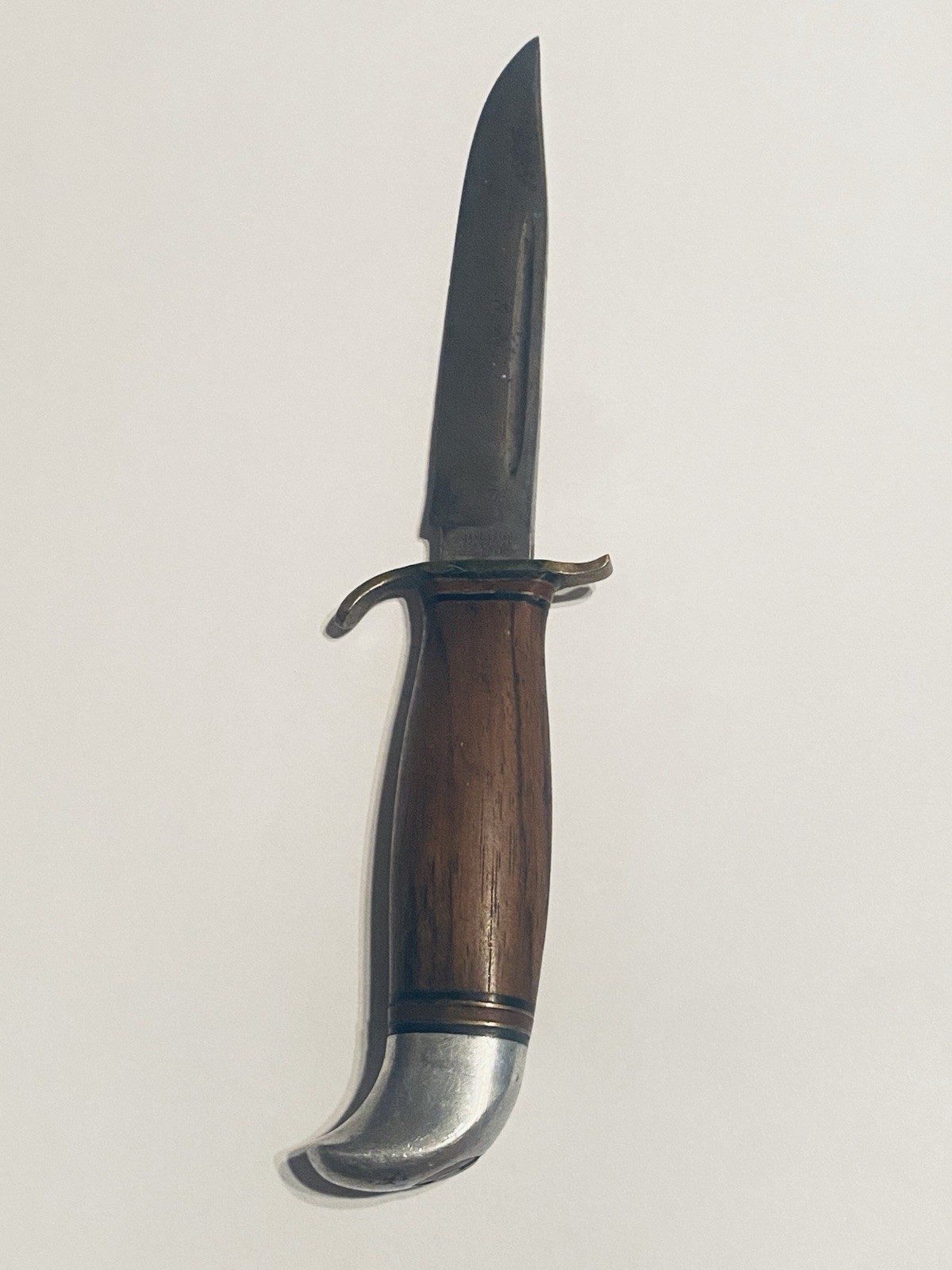 Vintage J.A.HELLBURG Eskilstuna Sweden Hunting Knife 5” Blade
