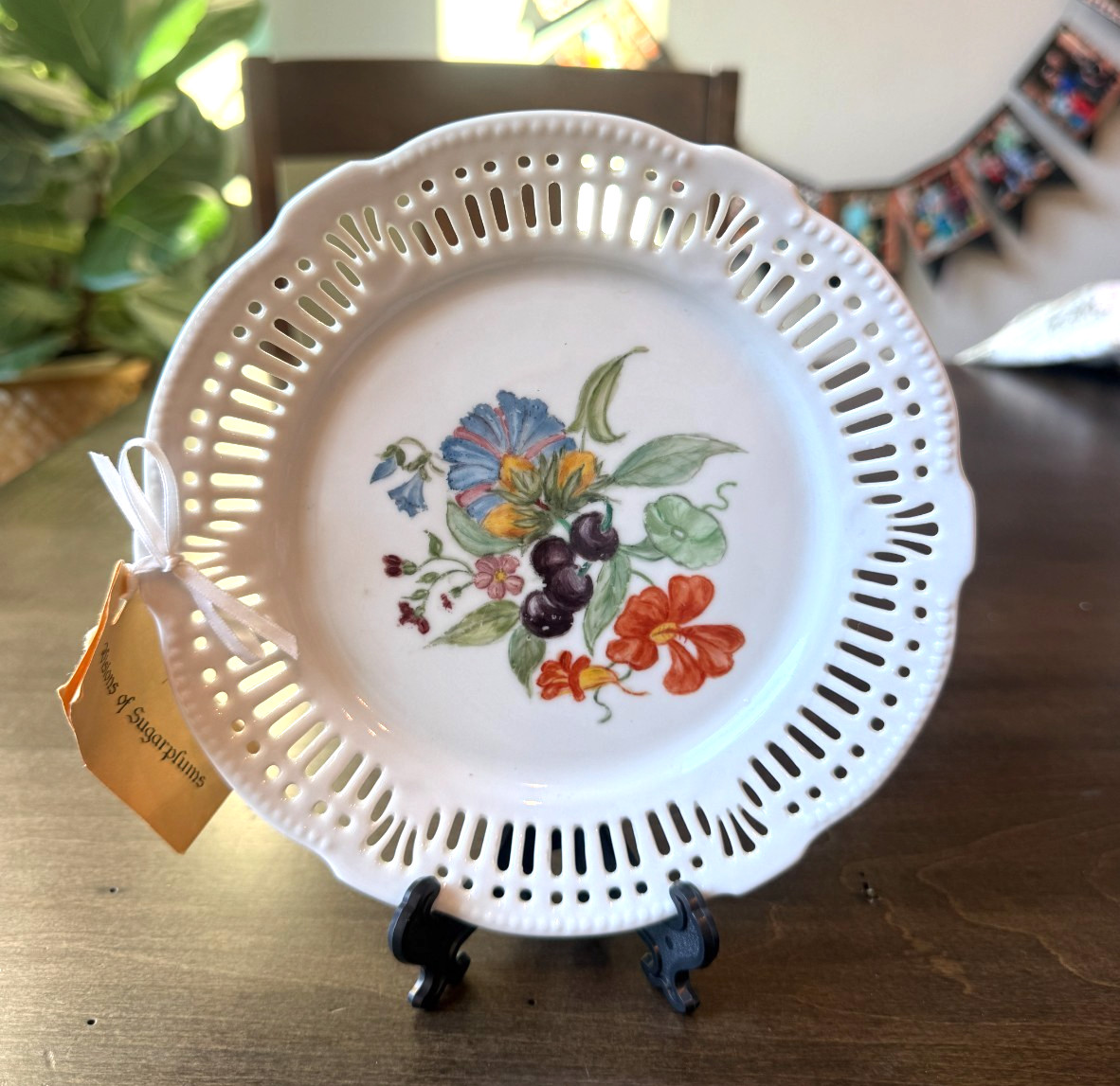 Antique Hand Painted Porcelain Plate 8\