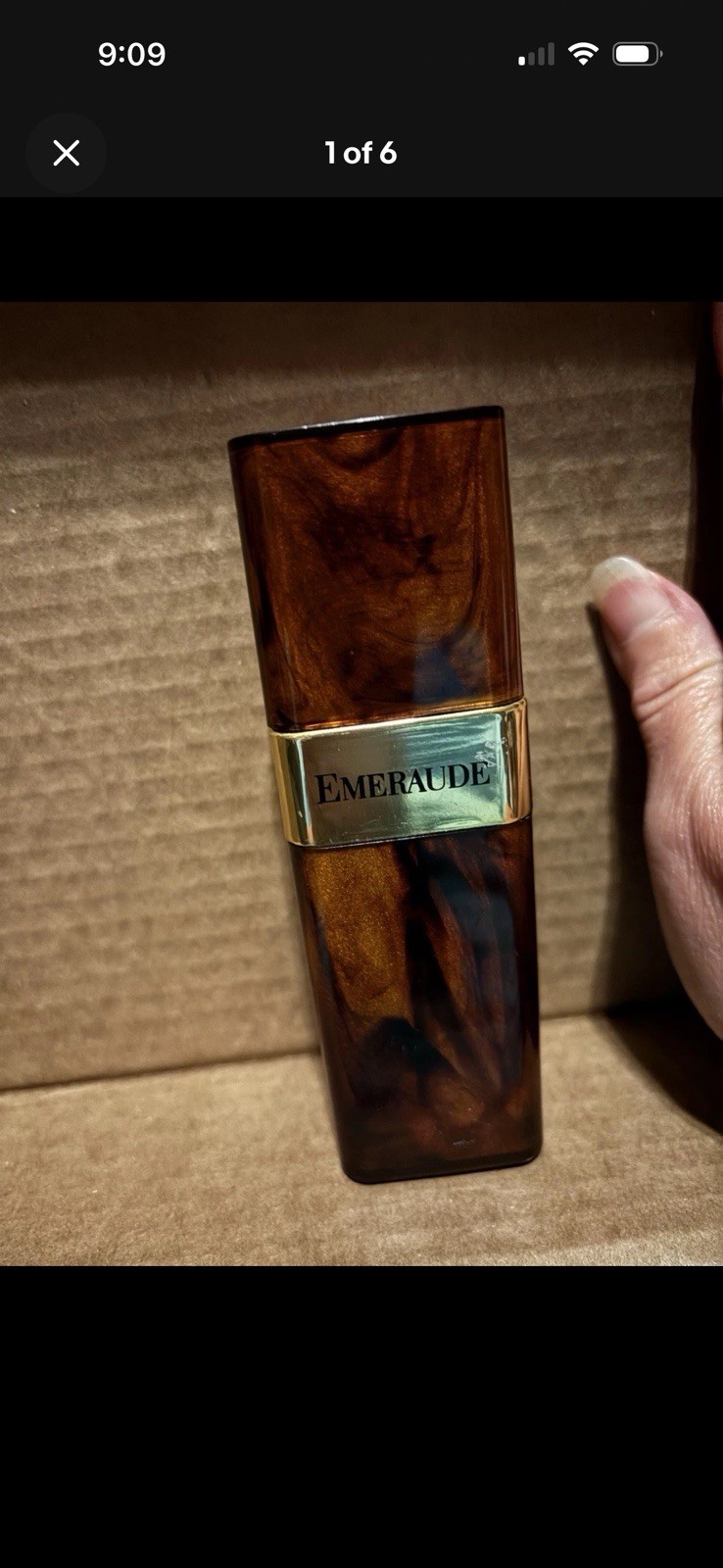 Vtg Emeraude By Coty Tortoise Toilete Spray Bottle Vtg Emeraude By Coty Tortoise Toilete Spray Bottle