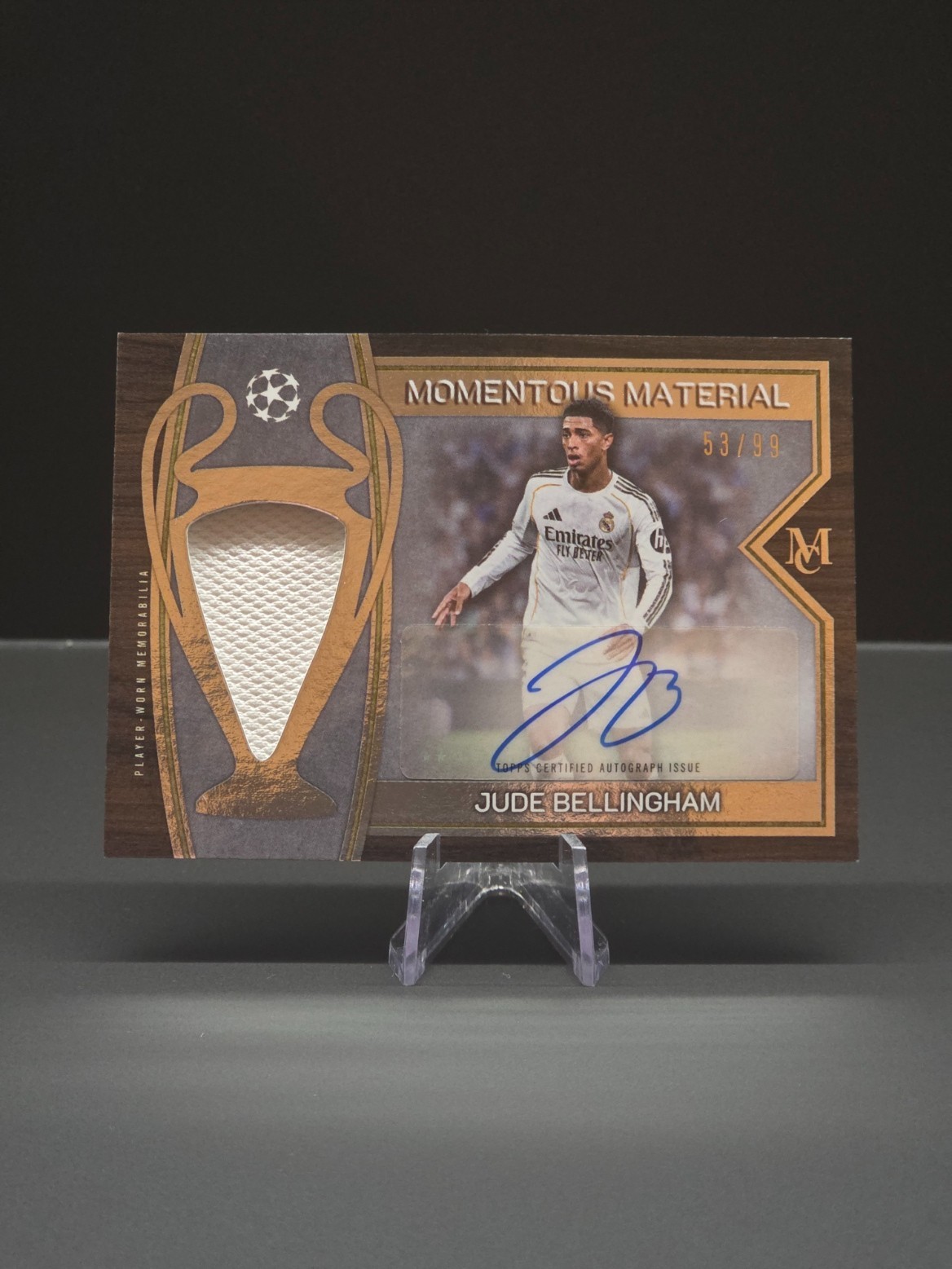Topps Museum Collection 2025/26 Jude Bellingham Auto Relic /99