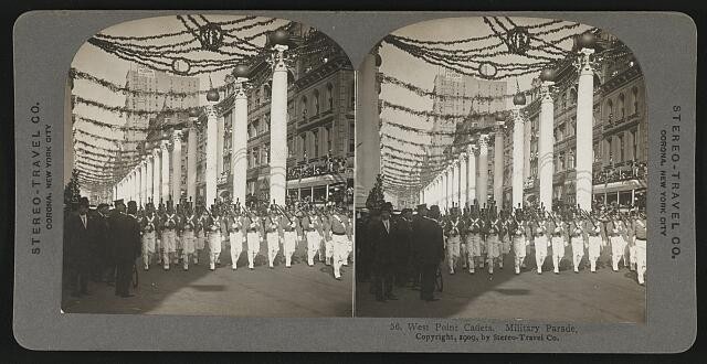 Photo:West Point cadets. Military parade