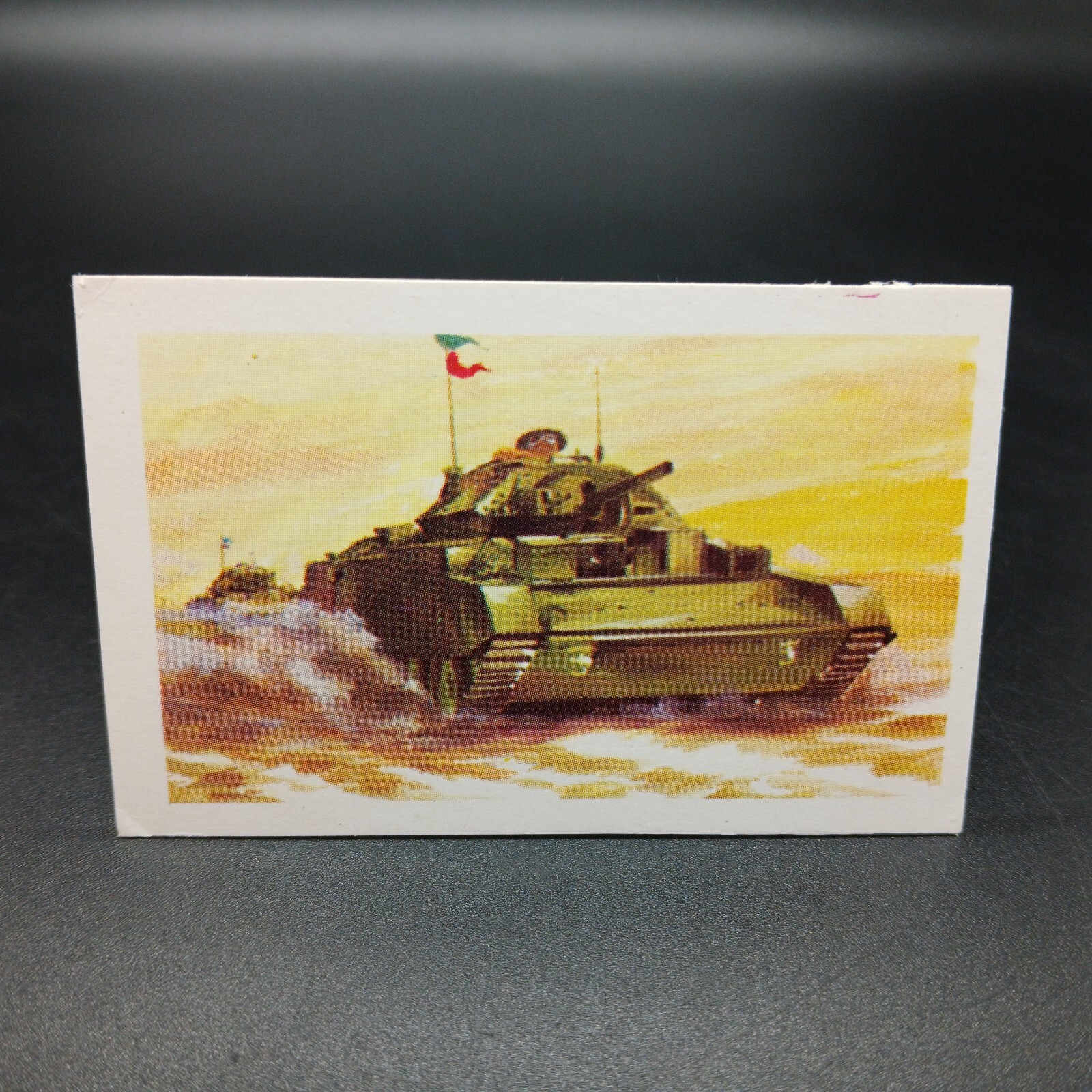 1970 Trucards World War 2 #3 Crusader Vintage WWII Military History Trade Card