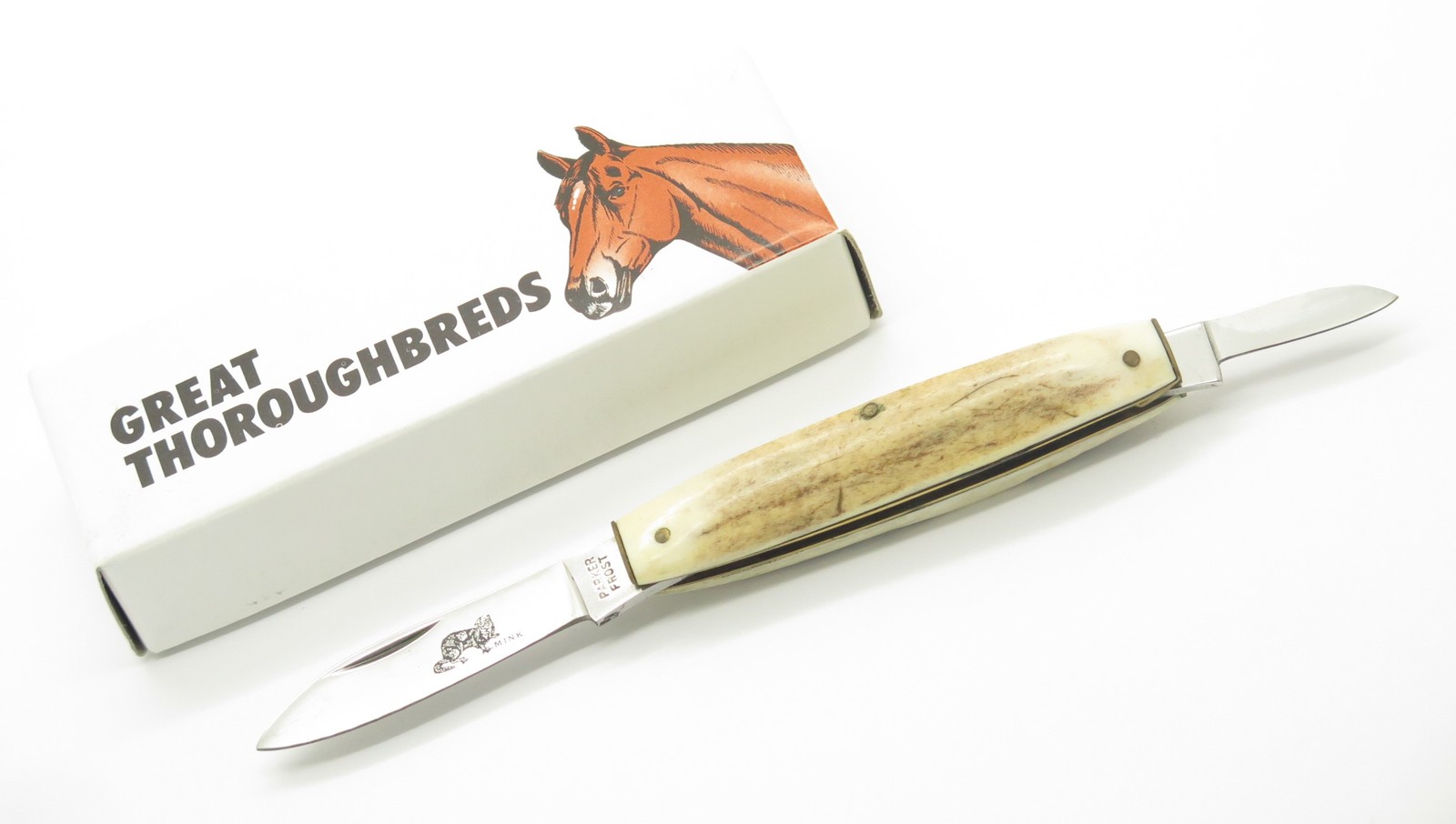 Vintage 1976-1978 Parker Frost Imai Seki Japan Folding Stag Mink 2.87