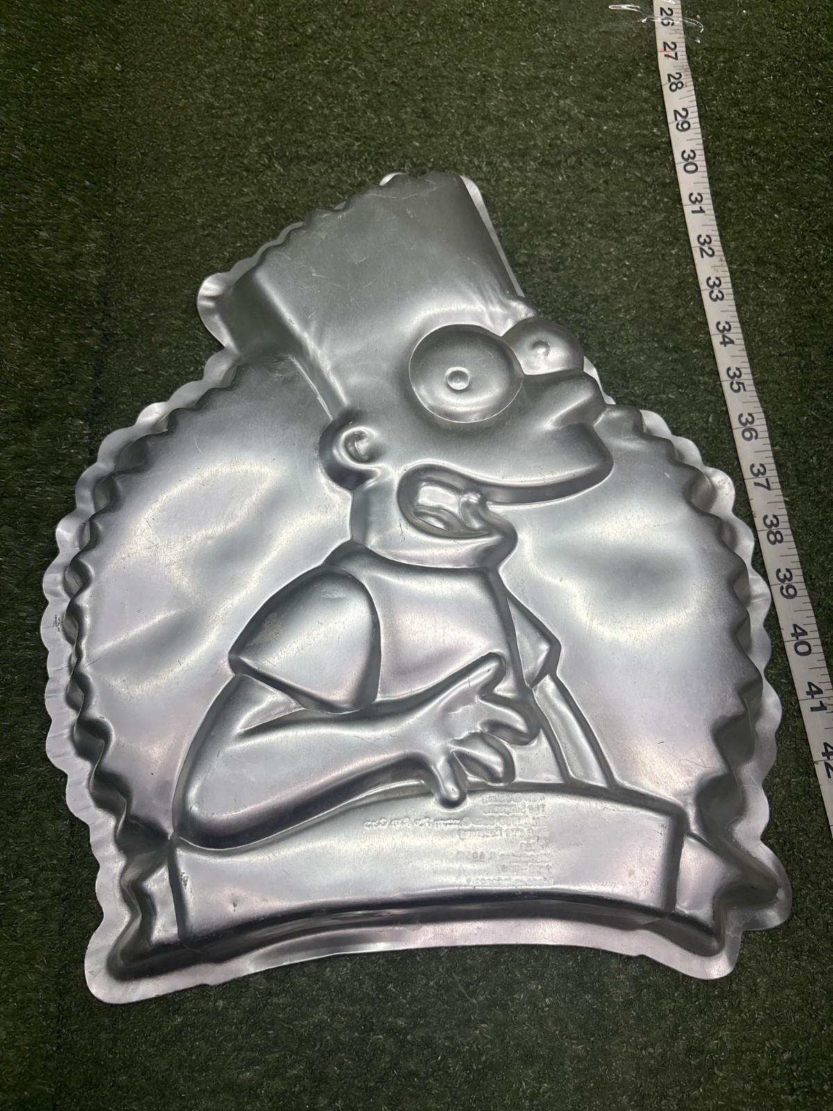 Vintage 1990 Wilton Bart Simpson Cake Pan 2105-9002 The Simpsons Aluminum