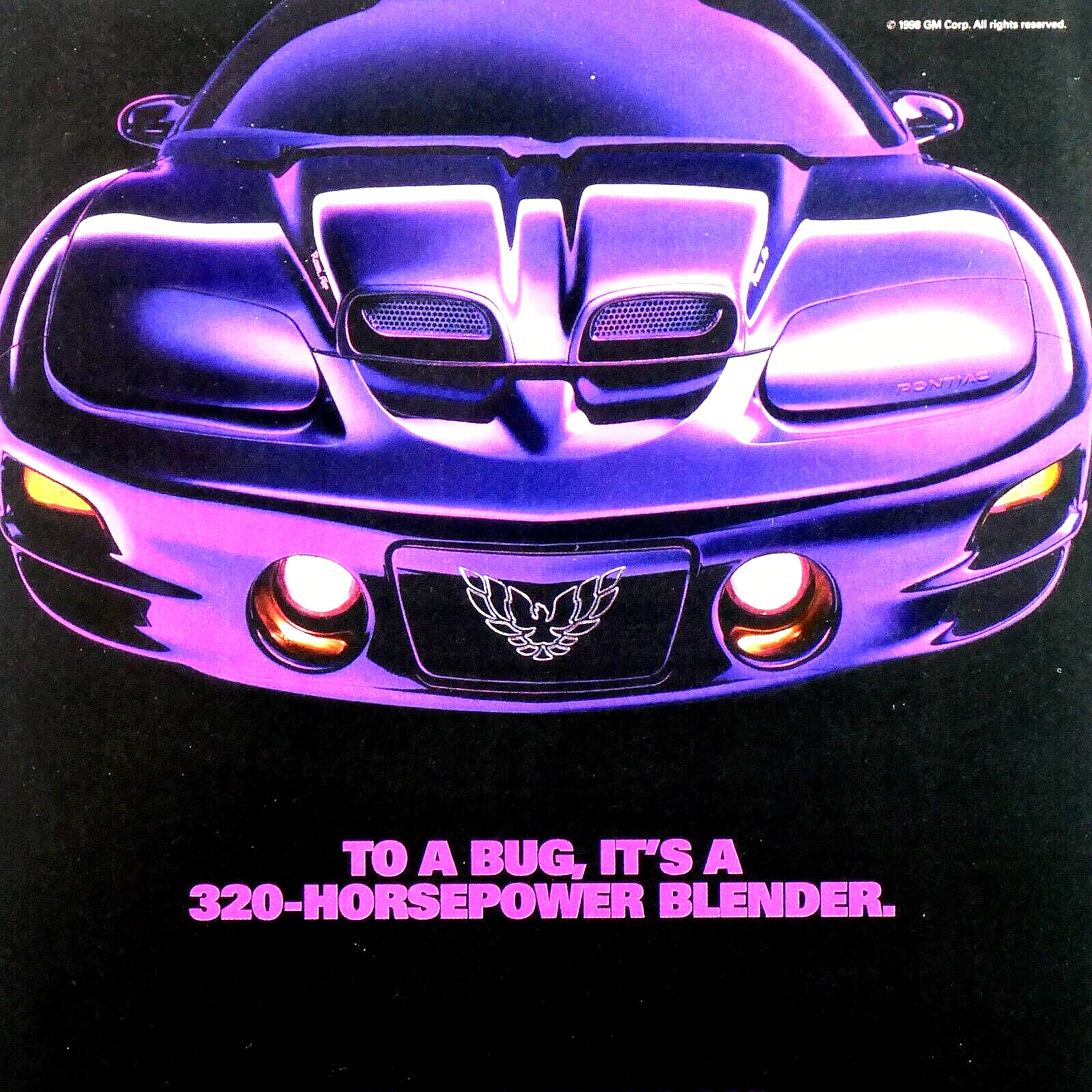 1999 Pontiac Trans Am Ram Air Vintage Original Print Ad 8.5 x 11\