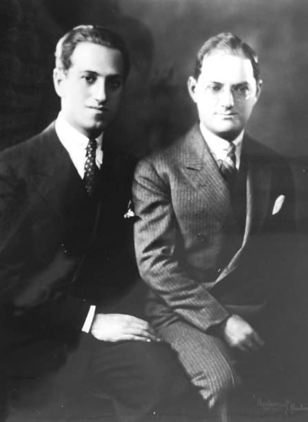 Portrait Of American Composers George And Ira Gershwin OLD PHOTO