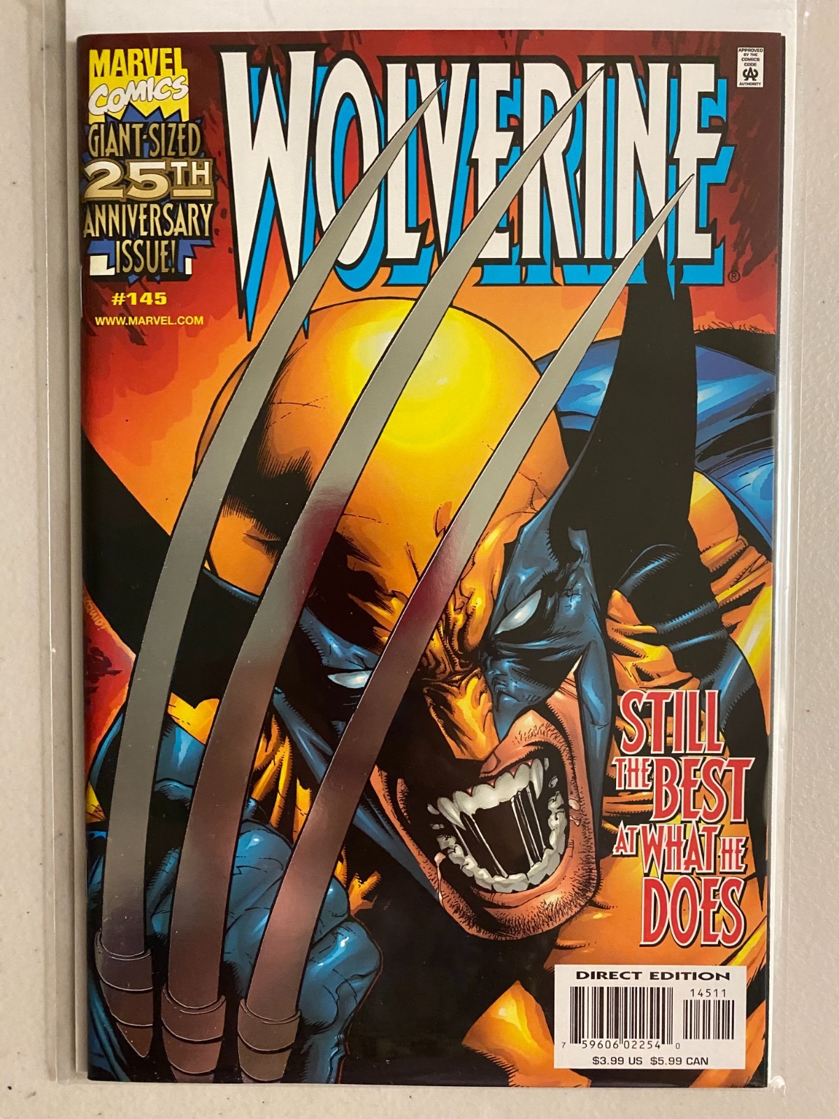 Wolverine #145 Marvel 1st Series (8.5 VF+) (1999)
