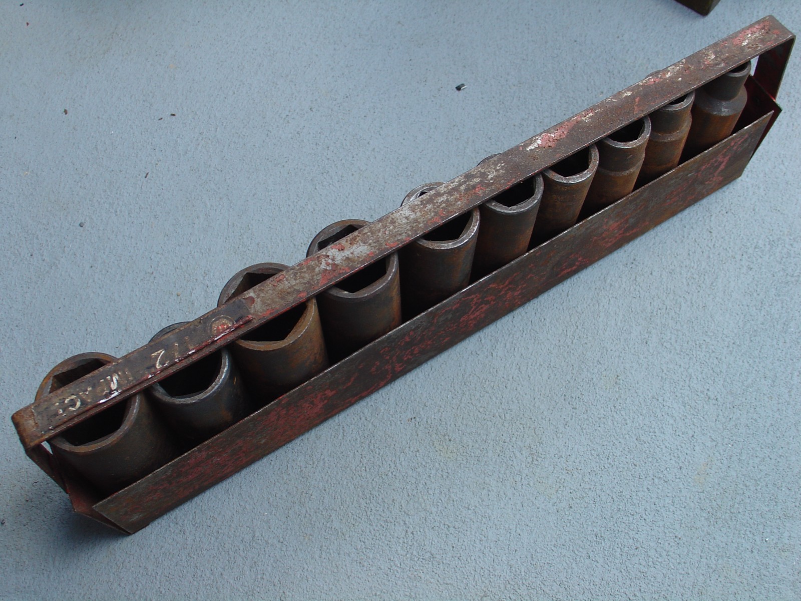 Vtg Wright Tools 1/2” Drive Deep Impact Partial Socket Set 6 Point Forged Alloy