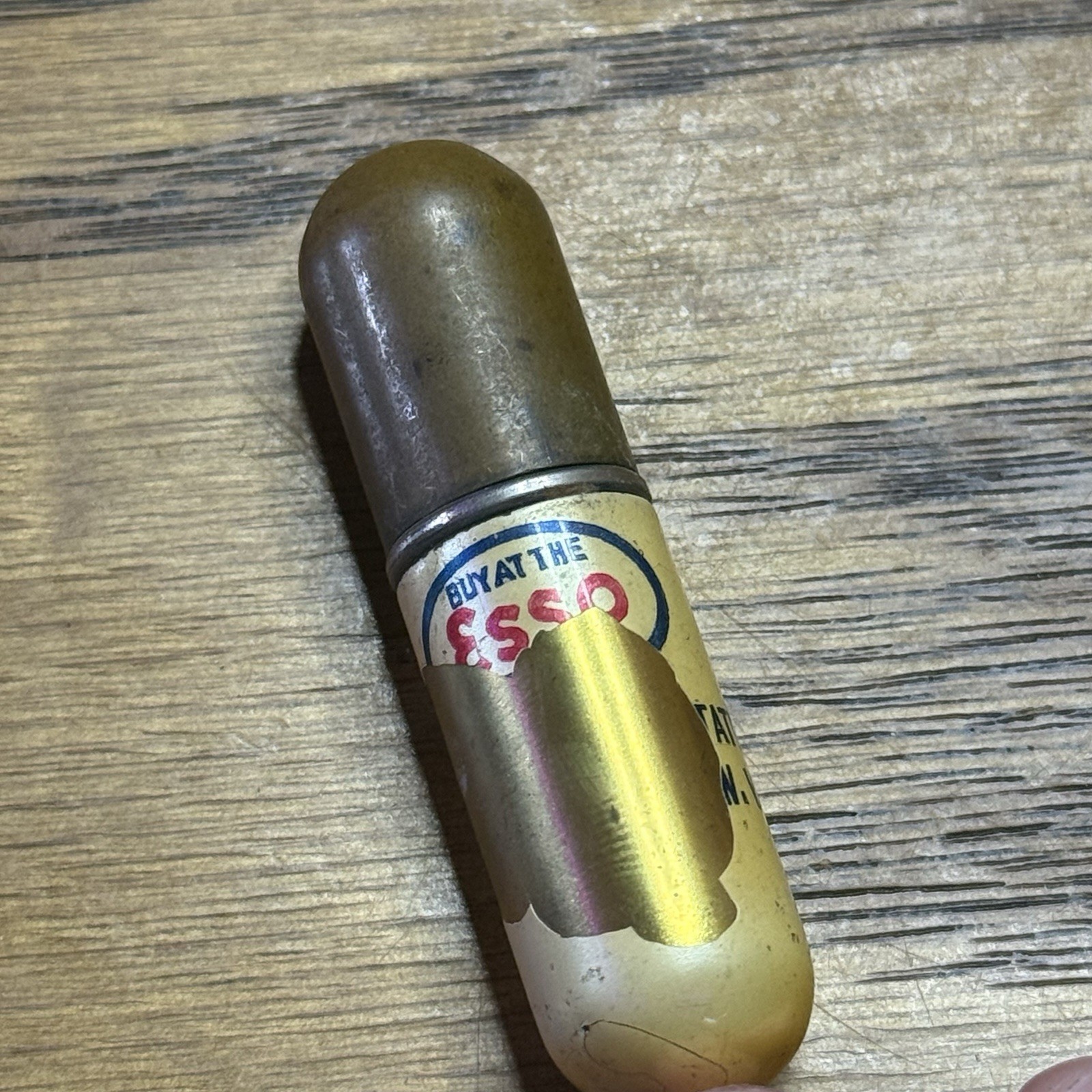RARE Vintage “Buy At The Esso Sign” Advertising Lighter Sold as Is