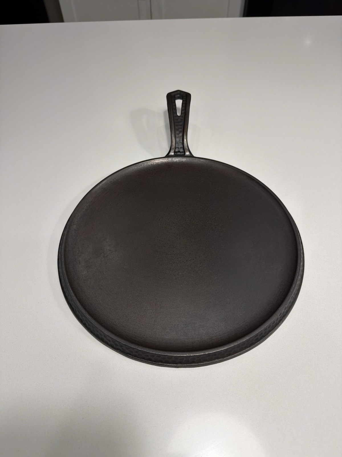 Rare Griswold #9 Hammered Cast Iron Griddle #2039 Small Logo Erie PA Flat
