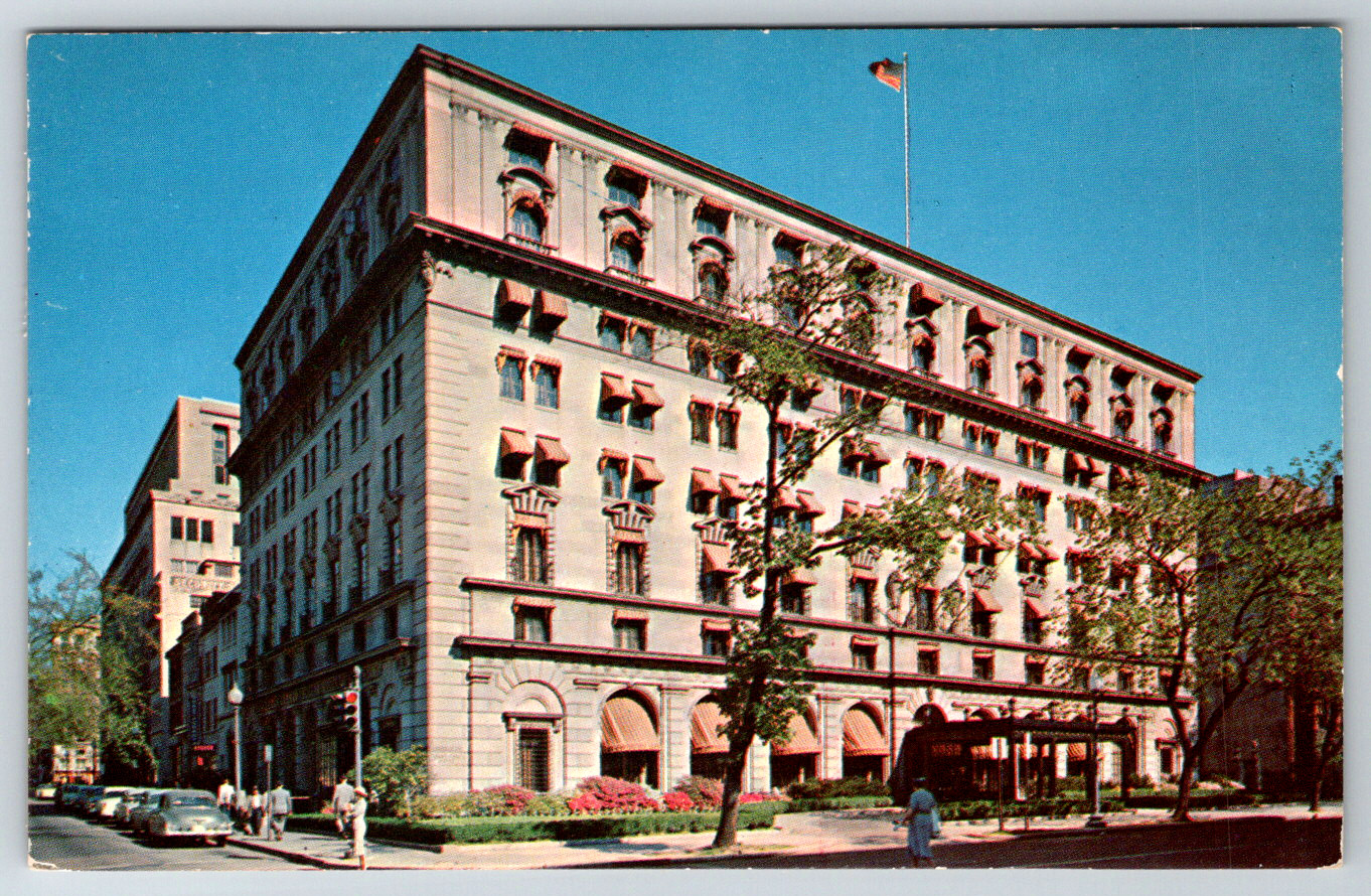 c1960s Sheraton-Carlton Washington DC Vintage Postcard