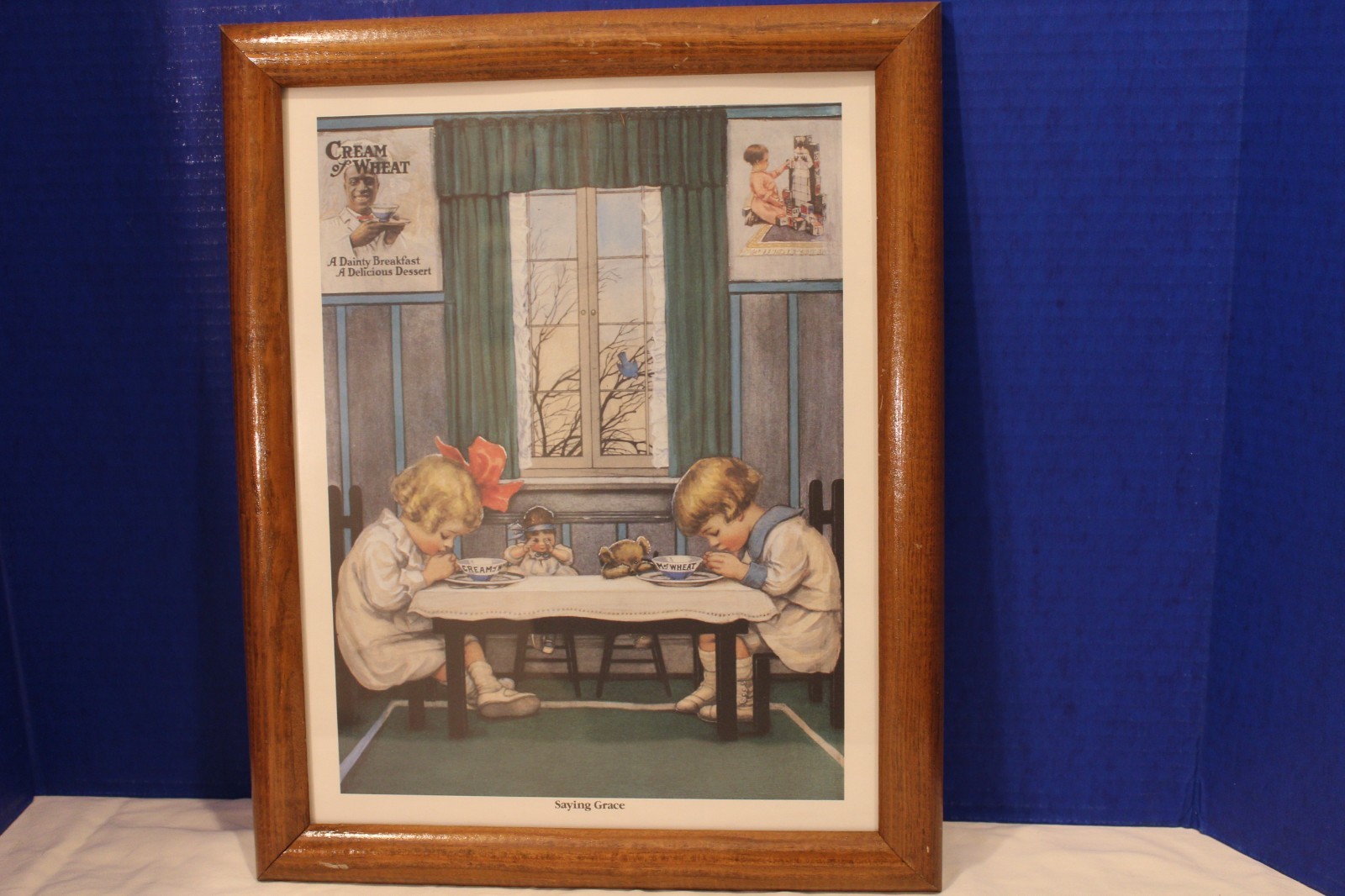 Five vintage framed Cream of Wheat Advertising Posters
