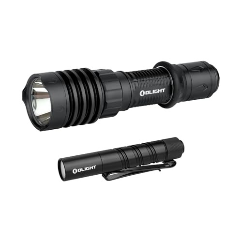 OLIGHT Warrior X 4 Rechargeable Tactical Flashlight 2,600 High Lumens Black