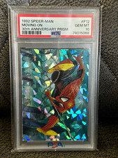 1992 Spider-Man 30th Anniversary Prism #P12 Moving On PSA 10 💎💎💎 picture
