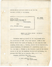 1913 Court Document Levi Strauss & Co. v Henry Chiff & Co. U.S. District CA picture