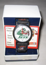 Rare 1993 Vintage Official NY Jets & Taz Looney Tunes NFL Watch New in Box picture