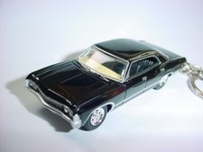HOT 3D BLACK SUPERNATURAL 1967 CHEVROLET IMPALA CUSTOM KEYCHAIN key greenlight picture