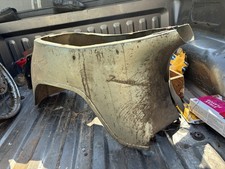 Original Steel Triumph 21 (3TA) Bathtub Rear Fairing W/ Original Script Emblem picture