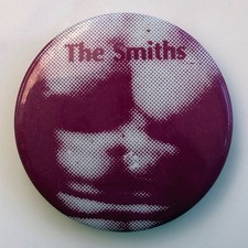 Vintage 1984 THE SMITHS promo badge UK band pin 1