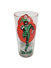Vintage 1976 Pepsi Super Series Green Lantern Drinking Glass D.C. Comics Clean picture