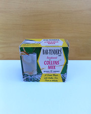 Vintage Bar-Tenders Instant Collins Mix, Complete, Expired, Open Box 12 Pack picture