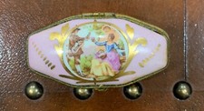 Limoges France Vintage Victorian Trinket Box picture